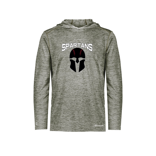 [FOLHCGGY-YS-LOGO2] Decker Youth Charge Hoodie (Youth S, Gray, Logo 2)