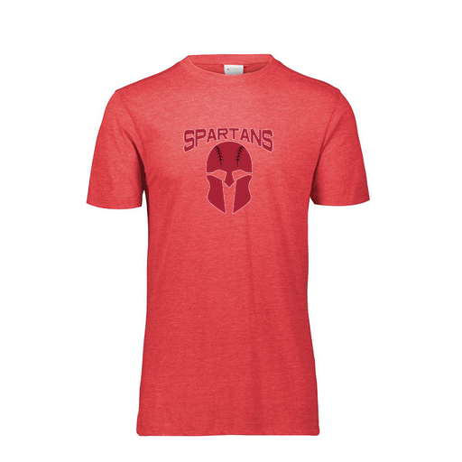 [FTSCUBRD-AS-LOGO1] Decker Men's Tri-Blend T-Shirt - Short Sleeve (Adult S, Red, Logo 1)