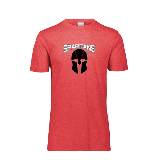 [FTSCUBRD-AS-LOGO2] Decker Men's Tri-Blend T-Shirt - Short Sleeve (Adult S, Red, Logo 2)