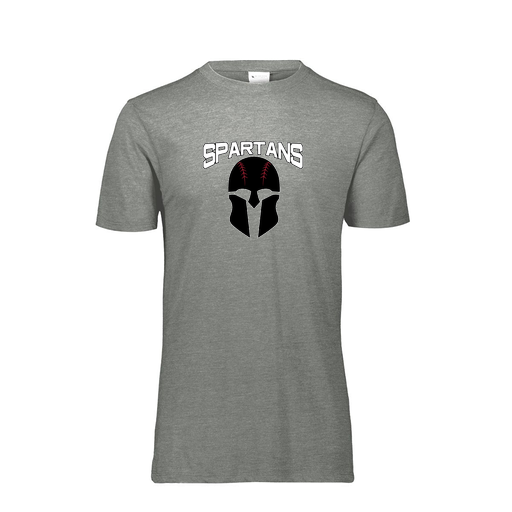 [FTSCUBGY-YS-LOGO2] Decker Youth Tri-Blend T-Shirt - Short Sleeve (Youth S, Gray, Logo 2)