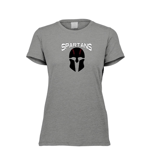 [FTSCUBGY-FAXS-LOGO2] Decker Women's Tri-Blend T-Shirt - Short Sleeve (Female Adult XS, Gray, Logo 2)