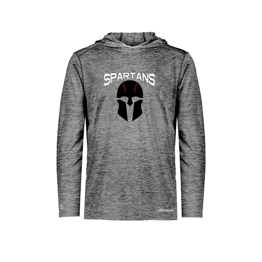 [FOLHCGBK-AS-LOGO2] Men's Charge Hoodie (Adult S, Black, Logo 2)