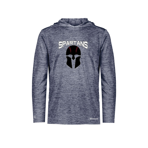 [FOLHCGNV-AS-LOGO2] Decker Men's Charge Hoodie (Adult S, Navy, Logo 2)