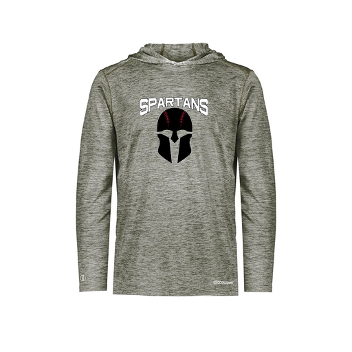 [FOLHCGGY-AS-LOGO2] Decker Men's Charge Hoodie (Adult S, Gray, Logo 2)