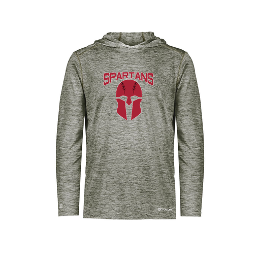 [FOLHCGGY-YS-LOGO1] Decker Youth Charge Hoodie (Youth S, Gray, Logo 1)