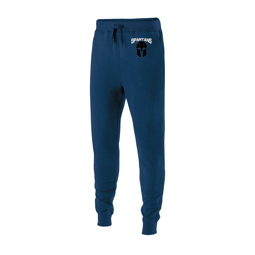 [229648.065.S-LOGO2] Youth 60/40 Fleece Jogger (Youth S, Navy, Logo 2)