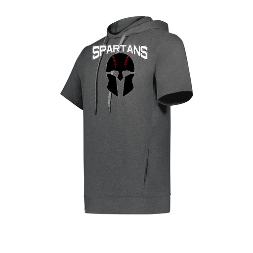 [222605-GRY-YS-LOGO2] YOUTH VENTURA SOFT KNIT SHORT SLEEVE HOODIE (Youth S, Gray, Logo 2)